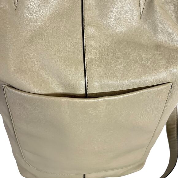 Simply Vera Wang Oakland Leather And Suede Shoulder Crossbody Bag Tote Satchel - Picture 4 of 16